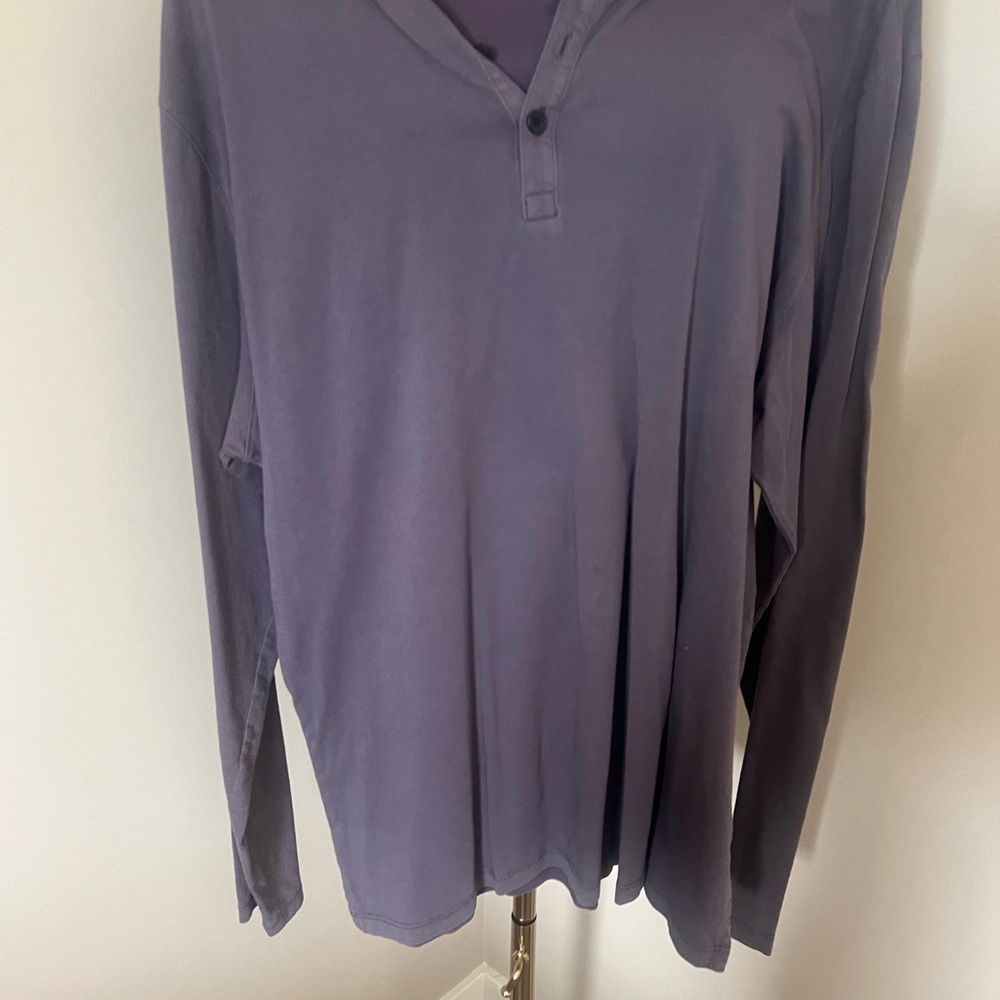Robert Barakett Men's Lavender Long Sleeve Shirt